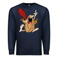 Navy captain caveman captain caveman unga bunga premium t shirt Premium Sweatshirt - PixelFlow