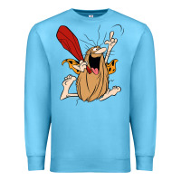 Ocean Blue captain caveman captain caveman unga bunga premium t shirt Premium Sweatshirt - PixelFlow