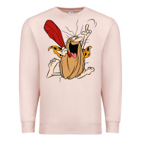 Pale Pink captain caveman captain caveman unga bunga premium t shirt Premium Sweatshirt - PixelFlow