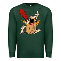 Sports Green captain caveman captain caveman unga bunga premium t shirt Premium Sweatshirt - PixelFlow