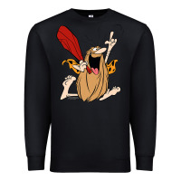 Black captain caveman captain caveman unga bunga premium t shirt Premium Sweatshirt - PixelFlow