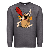 Charcoal Heather captain caveman captain caveman unga bunga premium t shirt Premium Sweatshirt - PixelFlow