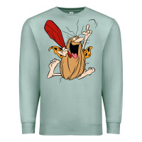 Seafoam captain caveman captain caveman unga bunga premium t shirt Premium Sweatshirt - PixelFlow