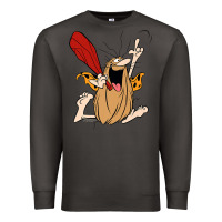 Smoke captain caveman captain caveman unga bunga premium t shirt Premium Sweatshirt - PixelFlow