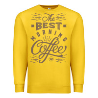 Lemon The Best Morning Coffee Premium Sweatshirt - PixelFlow