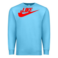 Ocean Blue like Premium Sweatshirt - PixelFlow