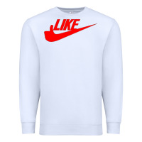 White like Premium Sweatshirt - PixelFlow