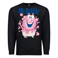 Black Mr bubble makes bath time fun Premium Sweatshirt - PixelFlow