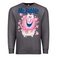 Charcoal Heather Mr bubble makes bath time fun Premium Sweatshirt - PixelFlow