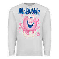 Dove Grey Mr bubble makes bath time fun Premium Sweatshirt - PixelFlow