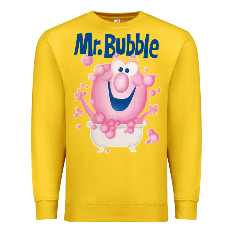 Mr Bubble Makes Bath Time Fun Premium Sweatshirt by PixelFlow | Teevron