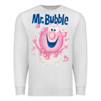 Oatmeal Heather Mr bubble makes bath time fun Premium Sweatshirt - PixelFlow