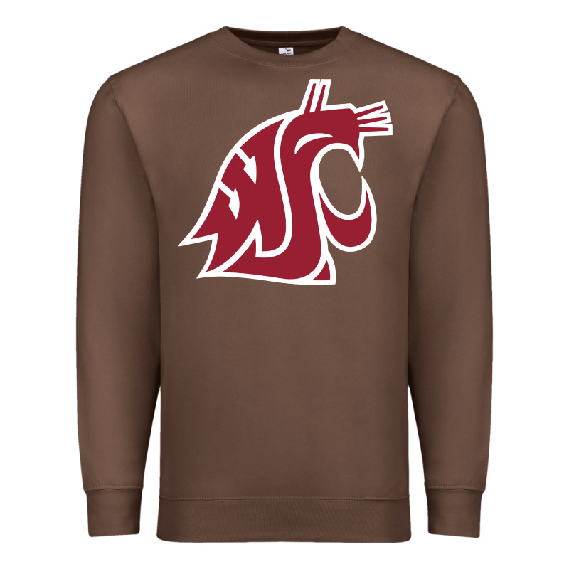 Washington State Cougars Premium Sweatshirt by PixelFlow | Teevron