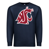 Navy washington state cougars Premium Sweatshirt - PixelFlow