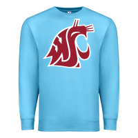 Ocean Blue washington state cougars Premium Sweatshirt - PixelFlow