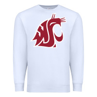 White washington state cougars Premium Sweatshirt - PixelFlow