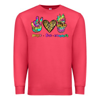 Cardinal peace love summer Premium Sweatshirt - JahusDesignShop