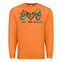 Carrot peace love summer Premium Sweatshirt - JahusDesignShop