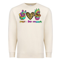 Sandshell peace love summer Premium Sweatshirt - JahusDesignShop