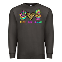Smoke peace love summer Premium Sweatshirt - JahusDesignShop