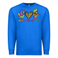 True Royal peace love summer Premium Sweatshirt - JahusDesignShop