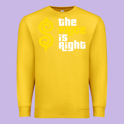 Price Is Right Premium Sweatshirt Designed By Pixelflow
