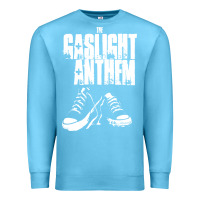 Ocean Blue fallon gaslight anthem musisi Premium Sweatshirt - PixelFlow