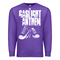 Purple fallon gaslight anthem musisi Premium Sweatshirt - PixelFlow