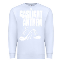 White fallon gaslight anthem musisi Premium Sweatshirt - PixelFlow