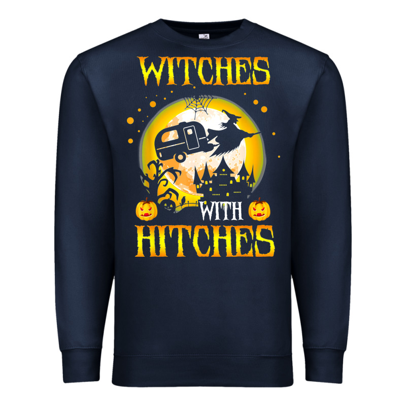 Witches With Hitches Funny Halloween Costume Gift Premium Sweatshirt by PixelFlow | Teevron