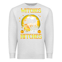 Oatmeal Heather witches with hitches funny halloween costume gift Premium Sweatshirt - PixelFlow