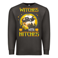Smoke witches with hitches funny halloween costume gift Premium Sweatshirt - PixelFlow