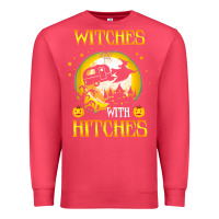 Cardinal witches with hitches funny halloween costume gift Premium Sweatshirt - PixelFlow