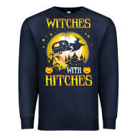 Witches With Hitches Funny Halloween Costume Gift Premium Sweatshirt | Teevron