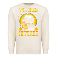 Sandshell witches with hitches funny halloween costume gift Premium Sweatshirt - PixelFlow
