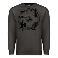 Smoke the four stoic virtues Premium Sweatshirt - PixelFlow