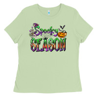 Matcha Halloween Spooky Season Ladies Tee - FaDigitalArtStudio