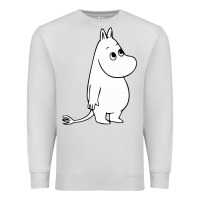 Dove Grey moomin character Premium Sweatshirt - PixelFlow