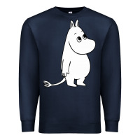 Navy moomin character Premium Sweatshirt - PixelFlow