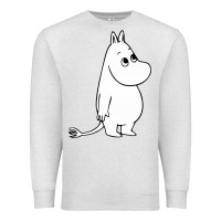 Oatmeal Heather moomin character Premium Sweatshirt - PixelFlow