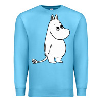 Ocean Blue moomin character Premium Sweatshirt - PixelFlow