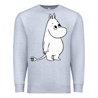 Heather Grey moomin character Premium Sweatshirt - PixelFlow