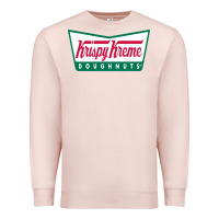 Pale Pink krispy kreme Premium Sweatshirt - PixelFlow