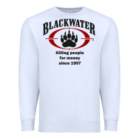 White Blackwater Premium Sweatshirt - PixelFlow