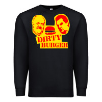 Black dirty burger Premium Sweatshirt - PixelFlow