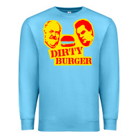 Ocean Blue dirty burger Premium Sweatshirt - PixelFlow