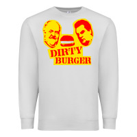 Dove Grey dirty burger Premium Sweatshirt - PixelFlow