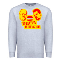 Heather Grey dirty burger Premium Sweatshirt - PixelFlow
