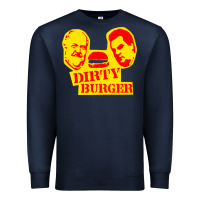 Navy dirty burger Premium Sweatshirt - PixelFlow