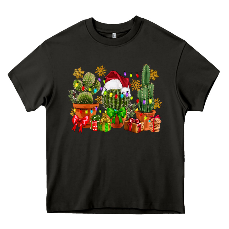Christmas Cactus Heavy Core Tee by CowGirlArtShop | Teevron
